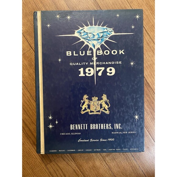 VINTAGE Bennett Brothers Blue book Of Quality Merchandise 1979 Hardcover Chicago - Picture 1 of 6